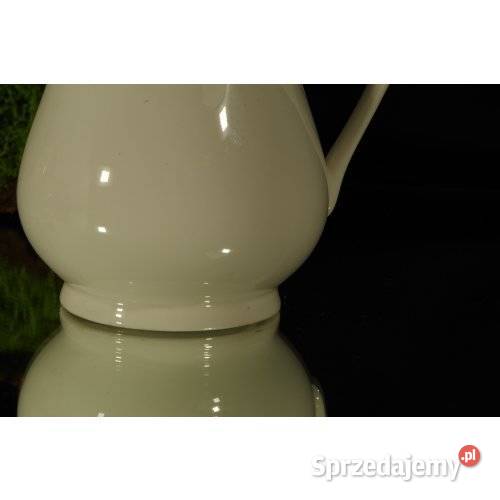 Biały porcelanowy mlecznik dzbanuszek Fine China