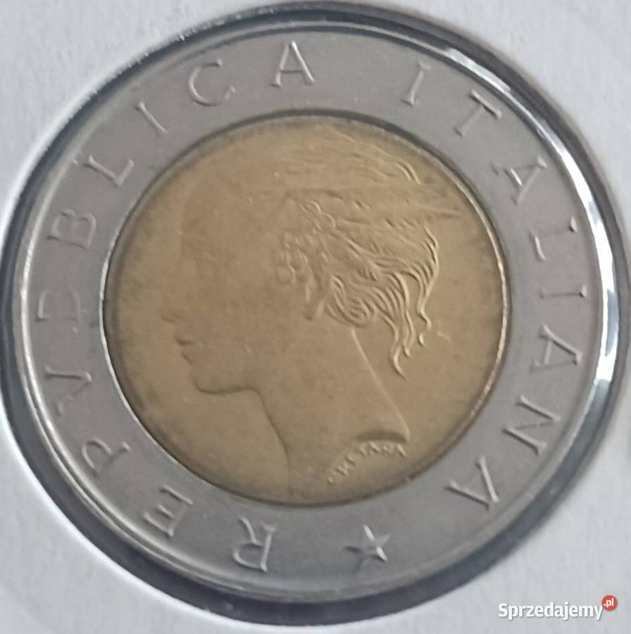 500 Lirów Włochy 1997 r okolicznościowe Konin