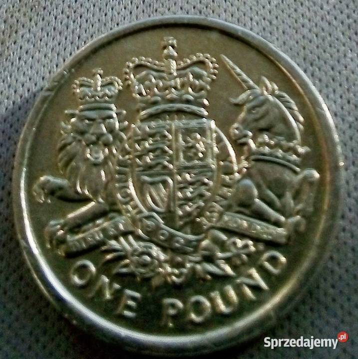 WIELKA BRYTANIAONE POUND2015 r HERB KRÓLEWSKI 4 mazowieckie Legionowo