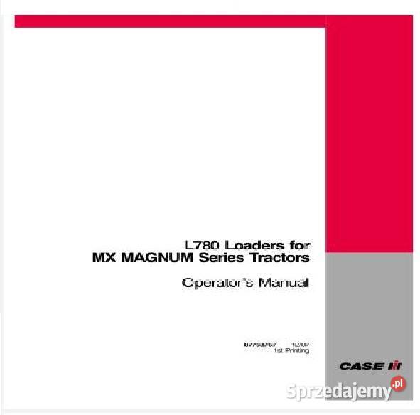 ŁADOWACZ L780 tur instrukcja obsługi Kielce