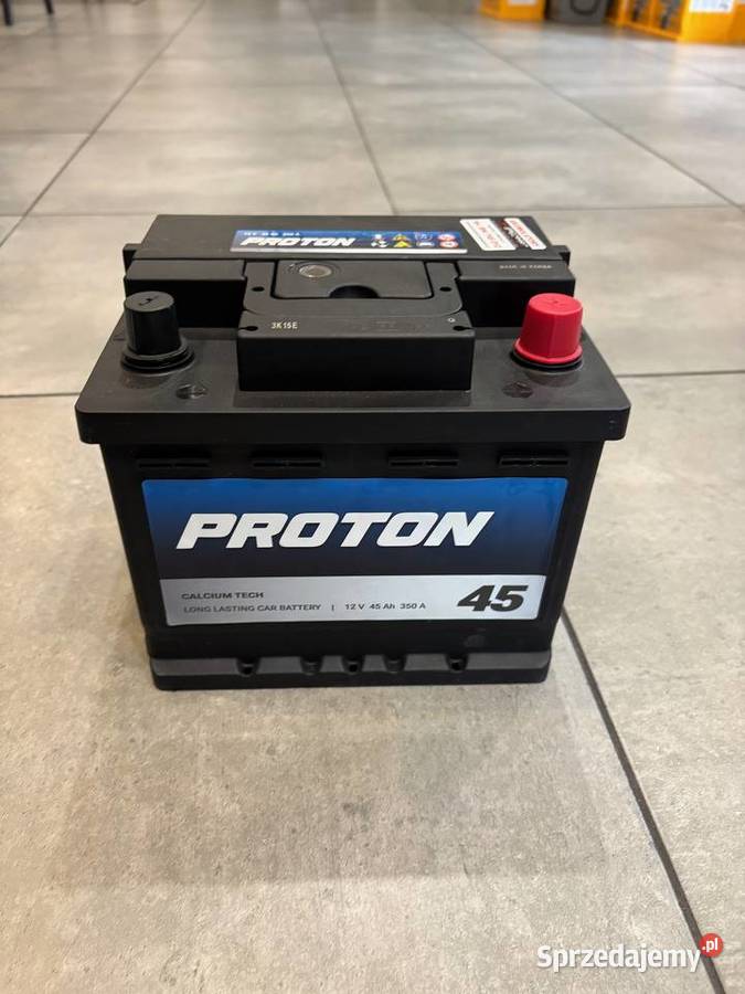 Akumulator PROTON 45Ah 350A EN PRAWY PLUS Augustów sprzedam