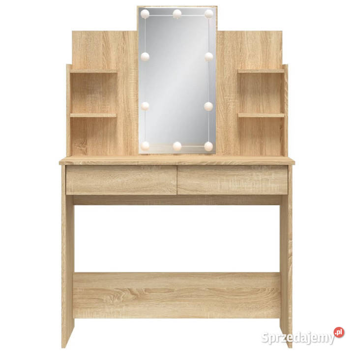 Toaletka z oświetleniem LED dąb sonoma 96x40x142 Warszawa