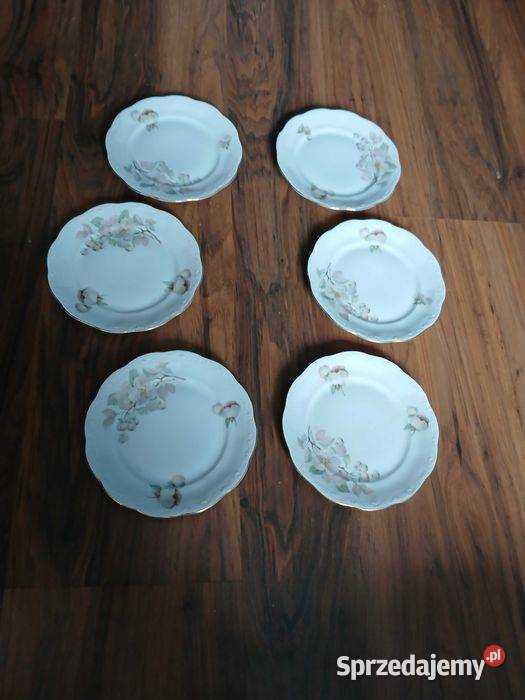 Zestaw starych 6 talerzyków porcelanowych KPM sprzedam