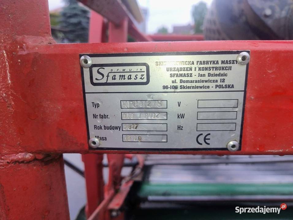 kombajn do zbioru porzeczki arek 3 Borek sprzedam