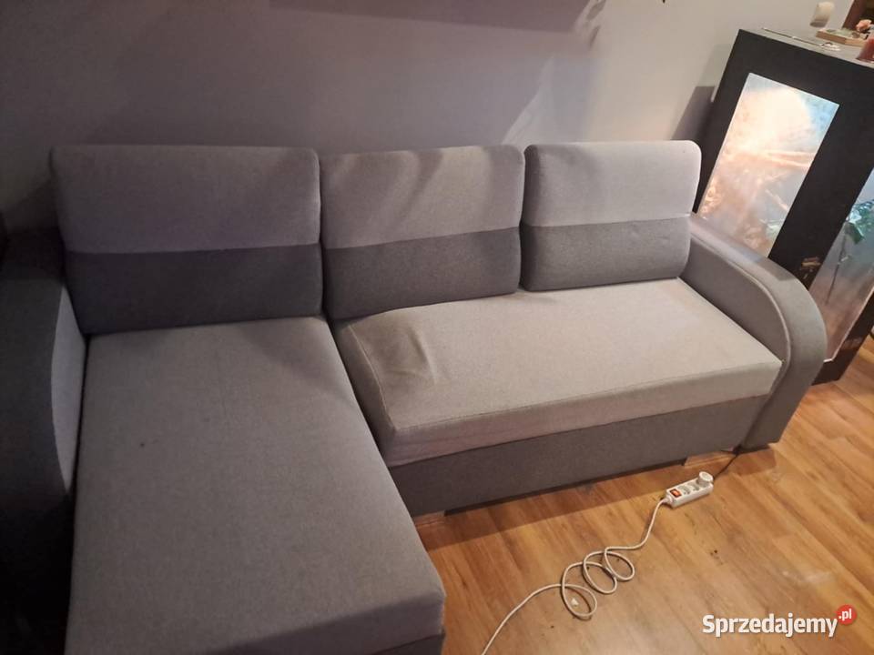 Sprzedam narożnik z funkcją spania mazowieckie Lucynów Duży