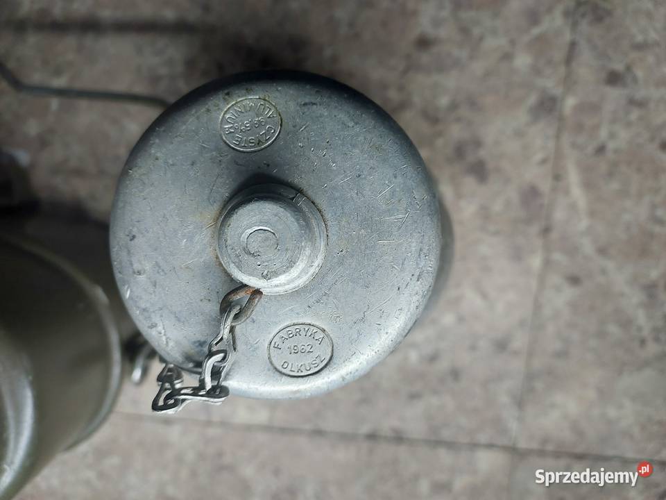 Stara wojskowa menażka i manierka pomorskie