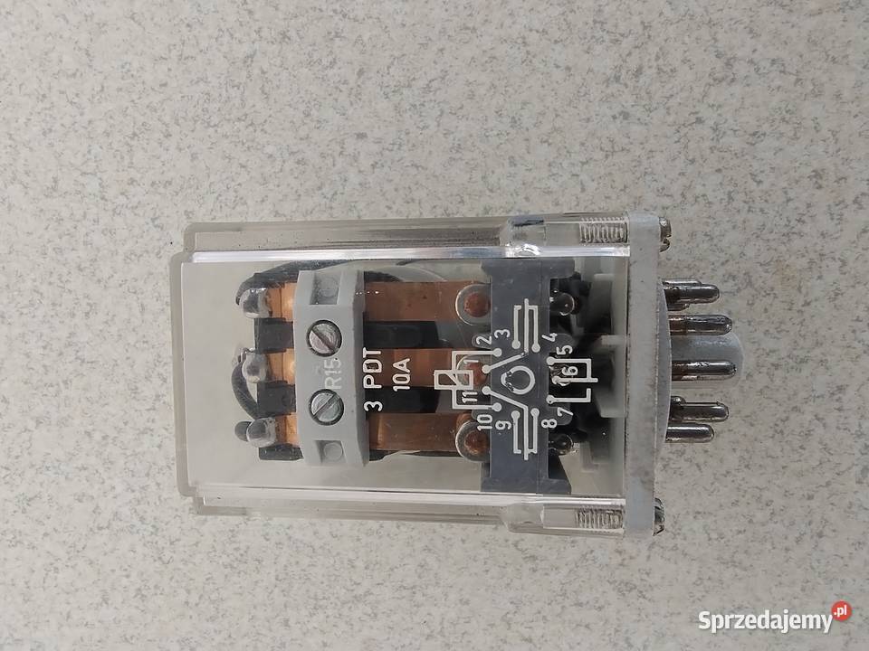 Przekaźniki R15 3PDT na 5 i 10A 220V 110V 24V Produkcja Toruń sprzedam