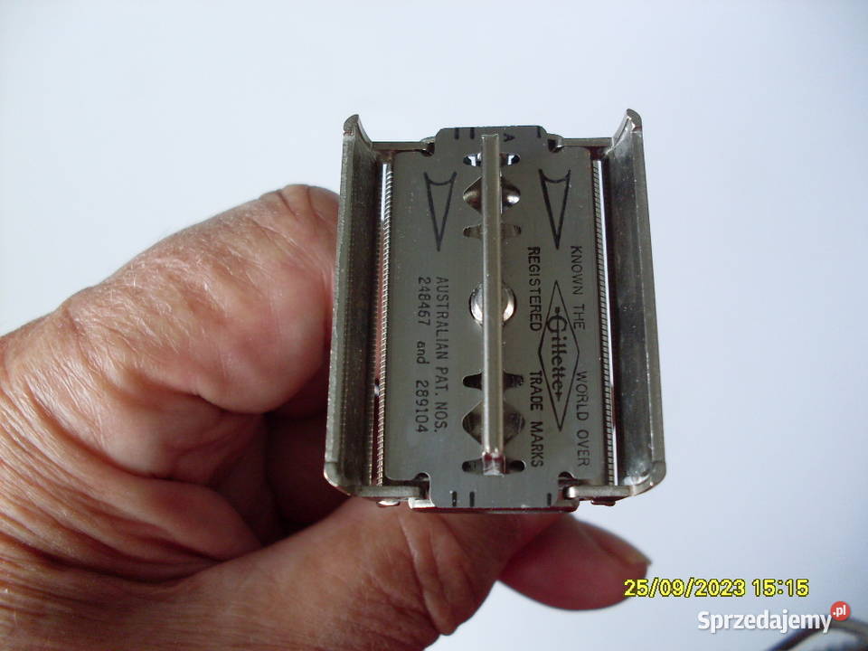 Maszynka Gillette do golenia na żyletki z USA Poznań