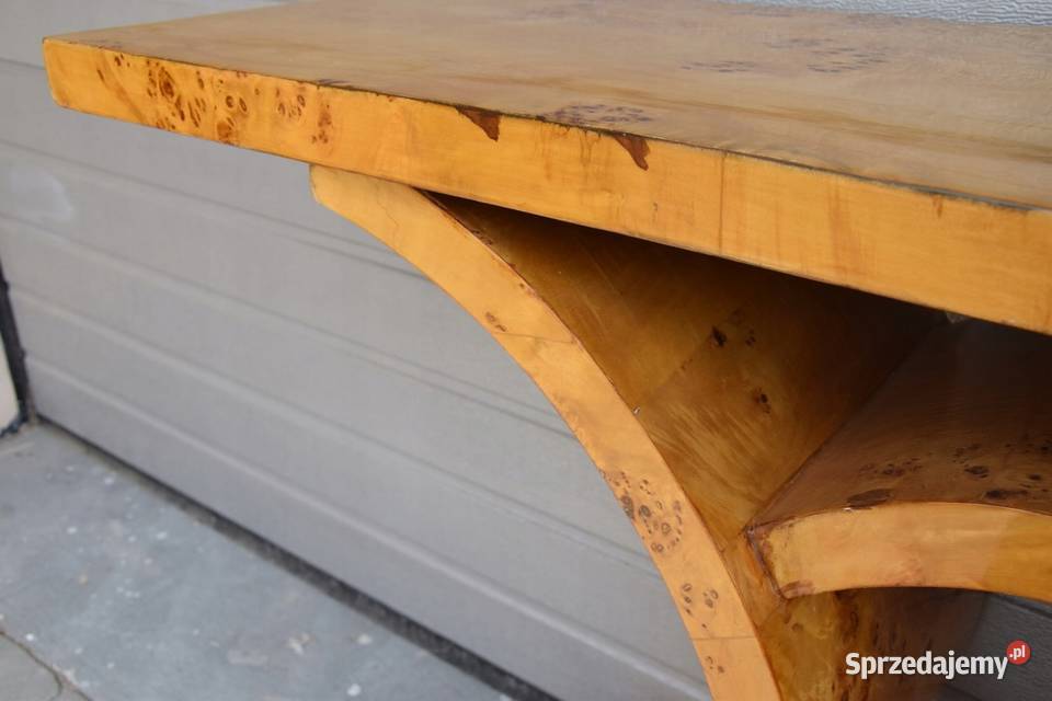 Drewniana Konsola Stolik Art Deco Komoda Kraków