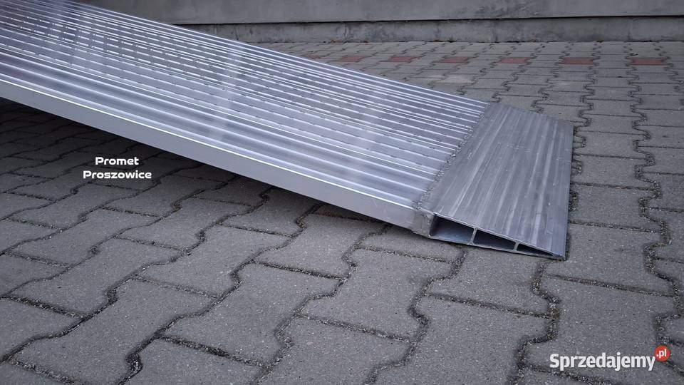 Rampa Aluminiowa 300 x 80 Panelowa Płaska Najazd Motoryzacja Proszowice