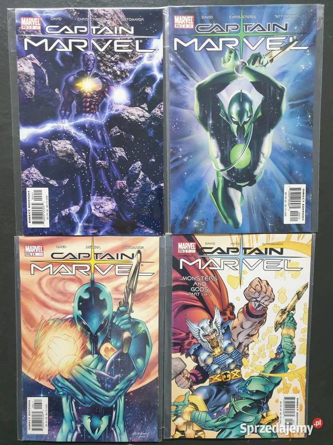 Captain Marvel kolekcja 25 komiksów Marvel USA Gdynia