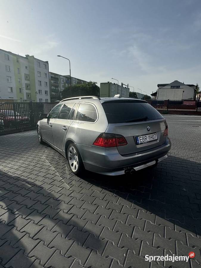 BMW 535d 2007 bogate wyposażanie 370koni OKAZJA elektryczne szyby Seria 5 Brzeziny