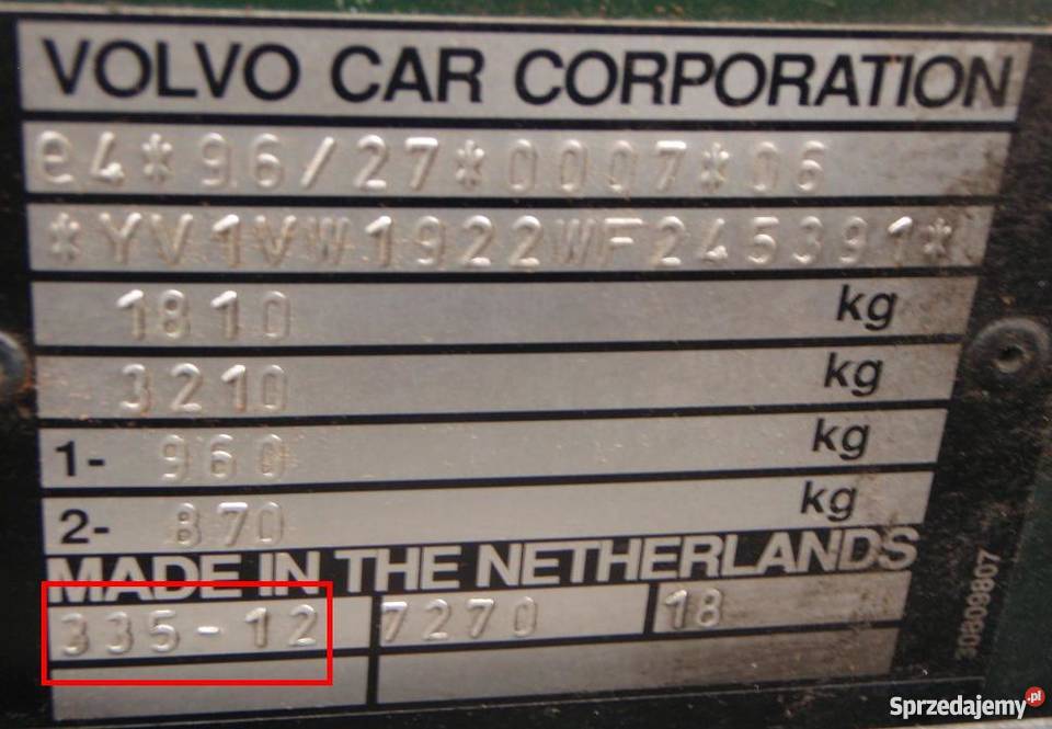 Volvo V40 Kombi kolor 33512 1999r NA CZĘŚCI Pozostałe Piotrków Trybunalski