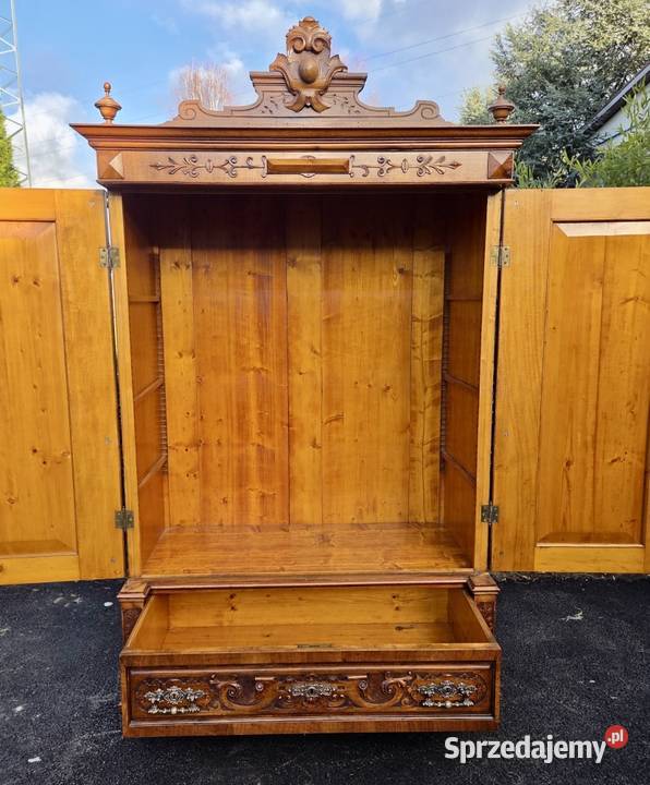Szafa orzechowa z końca XIX wieku 9286 zachodniopomorskie Szczecin sprzedam