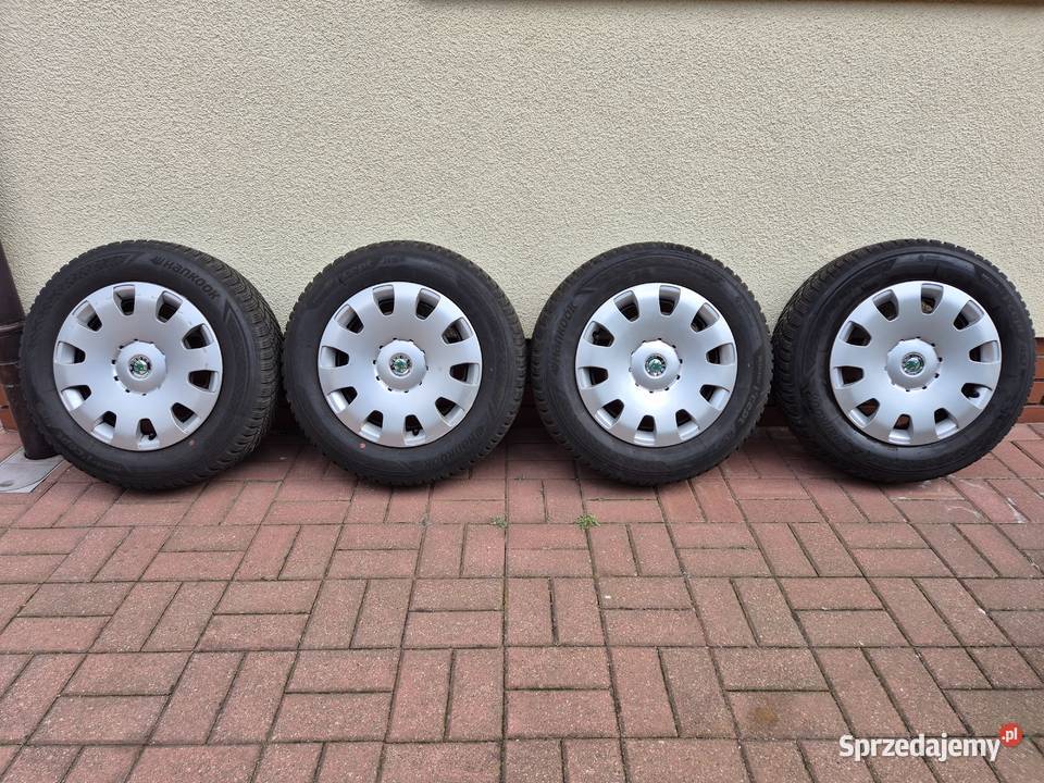 Koła zimowe 19565 R15 Hankook Skoda mazowieckie Wieliszew sprzedam