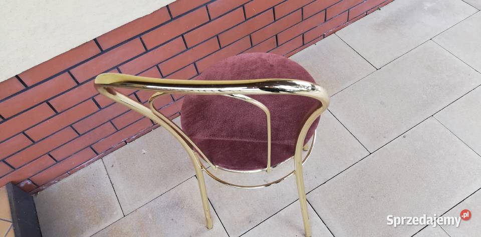 Krzesło złote stylowe do toaletki Garwolin sprzedam