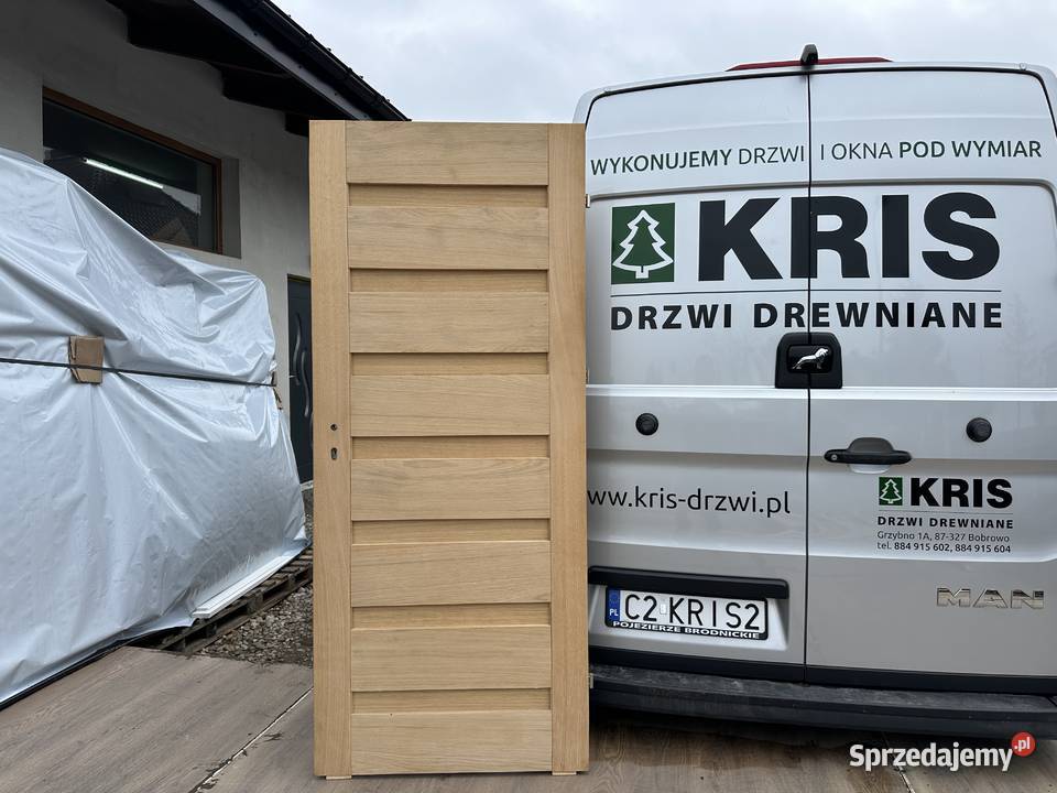 Drzwi wewnętrzne drewniane DĘBOWE RĘKI CAŁA Toruń