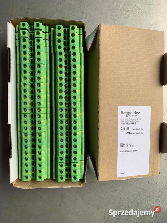 Złączka szynowa ochronna 2przewodowa 6mm2 Warszawa