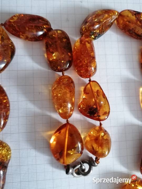 Naszyjnik Bursztyn bałtycki 87gram