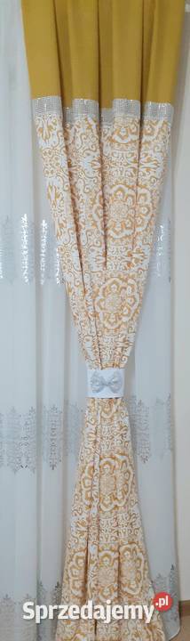 Zasłony miodowe koło mandala inny kolor Mława