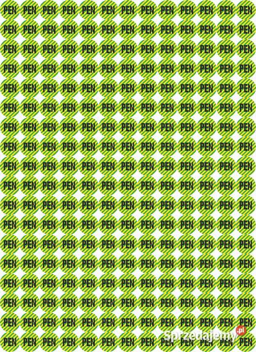 Naklejka PEN na rozdzielnice 234 13 mm Biuro małopolskie Kamionna