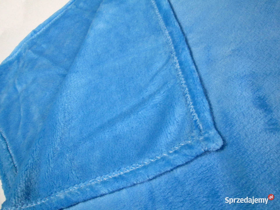 Niebieski Miękki Kocyk Dziecka 100150 lekki Siedlce