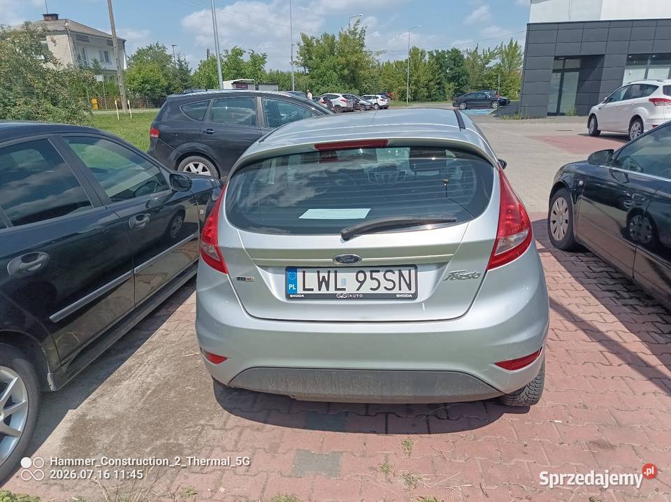 Ford Fiesta 2009r 18 diesel 75 auto autoalarm Fiesta Włodawa