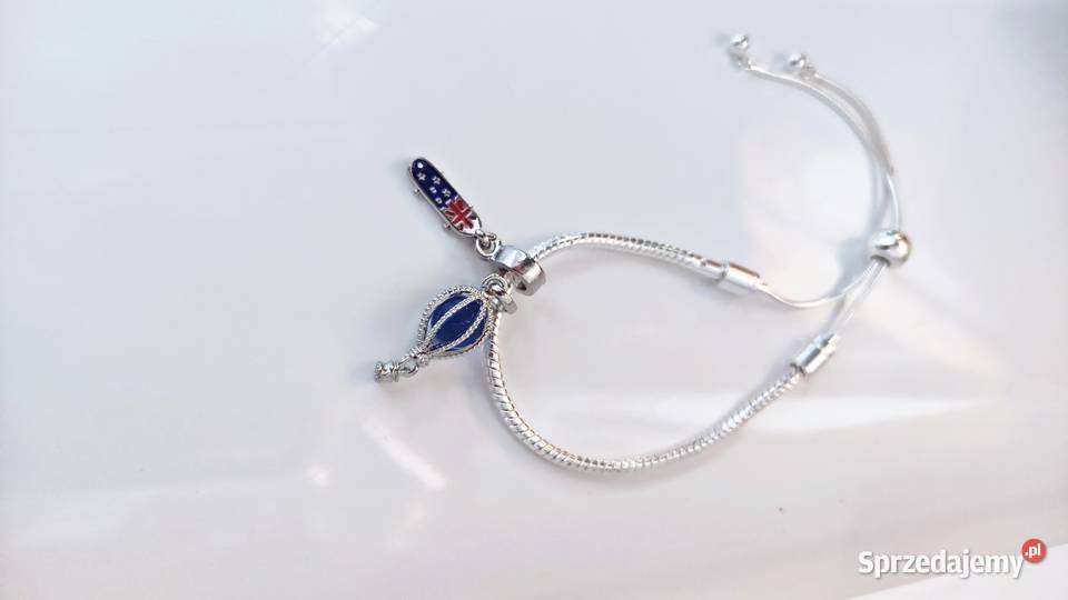 Bransoletka modułowa z zawieszkami Charmsy