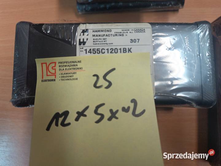 Obudowy HAMMOND czarne rózne sprzedam