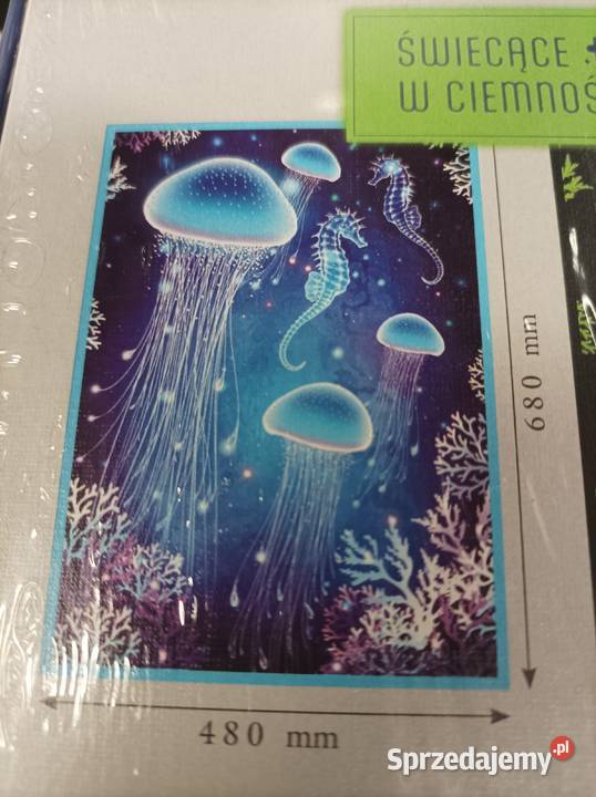 Puzzle świecące w ciemności Podwodny Świat 700 Toruń sprzedam