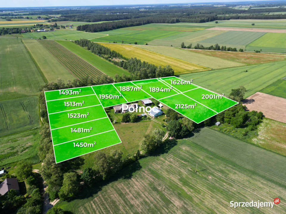 Działki budowlane Polinów