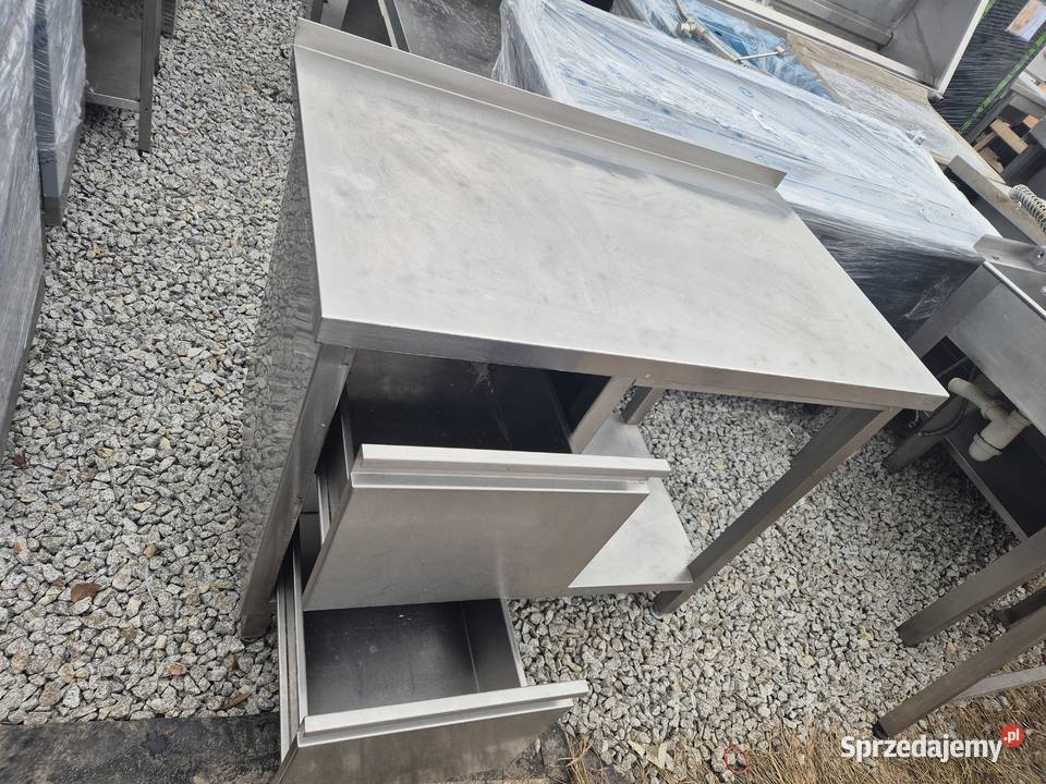 Stół Gastronomiczny Z Półką 2 Szufladami 1206085 wielkopolskie Ostrów Wielkopolski