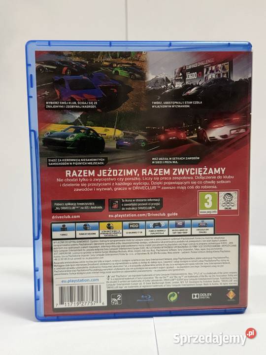 GRA DRIVECLUB NA 4 PLAYSTATION 4 POLSKA WERSJA wielkopolskie