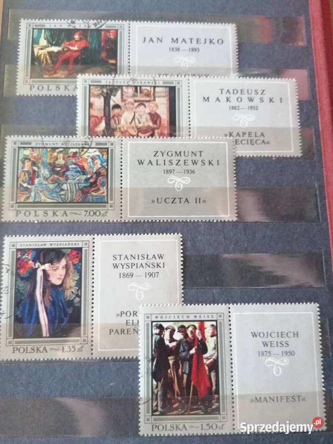 Album czerwony 2cz że znaczkami z lat 6079 sprzedam