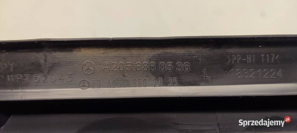 MERCEDES GLC W253 OSŁONA PROGU LEWY PRZÓD osobowe Progi