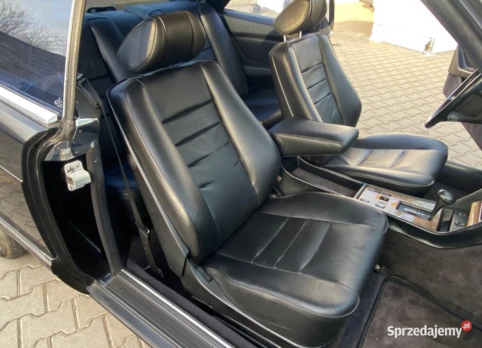 Mercedes SEC 560 V8 ikona motoryzacji elektrochrom. lusterka boczne mazowieckie Pruszków