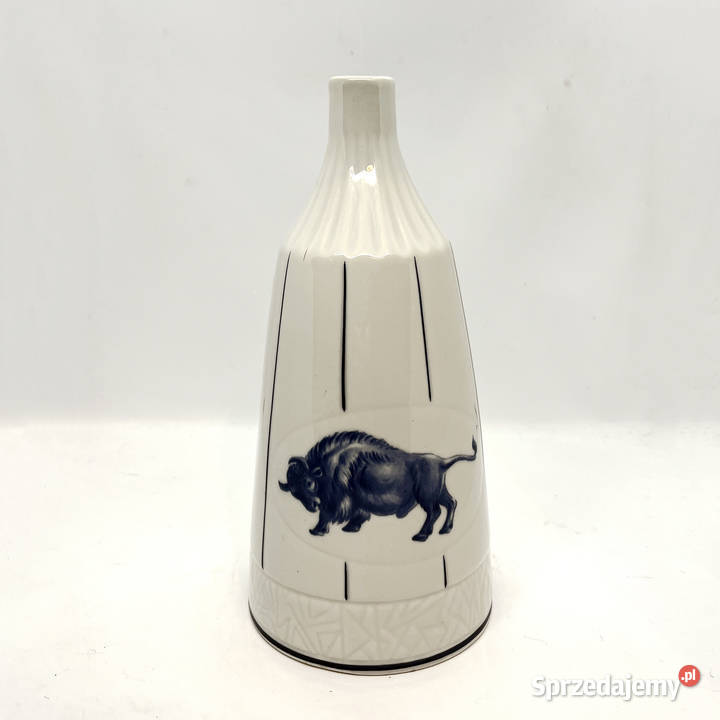 Butelka Bizon Wódka Lichte Fine China Niemcy Warszawa