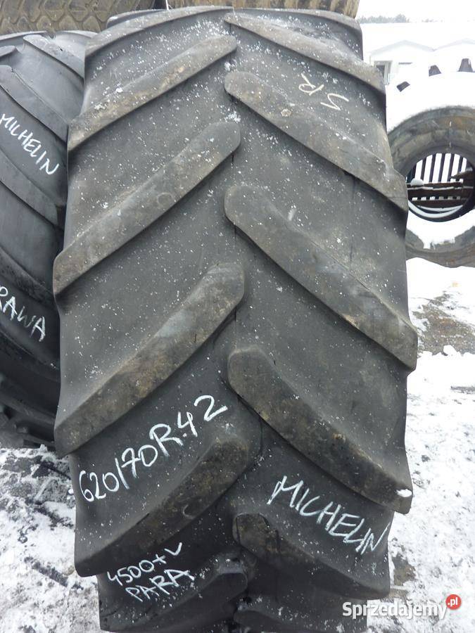 2x Opona używana rolnicza 62070R42 MICHELIN 1600 Zaścianki