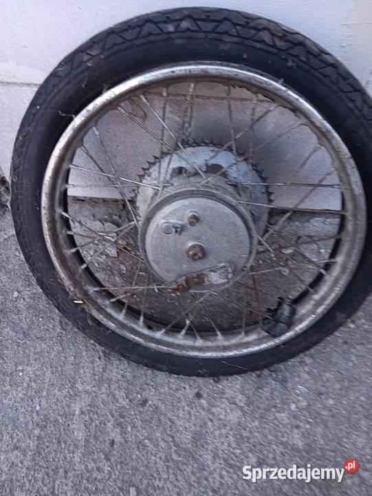 Koło tylne kompletne Jawa Mustang pomorskie Rytel