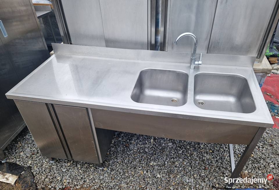 Zlew Gastronomiczny 2 Komorowy Z Drzwiami Ostrów Wielkopolski
