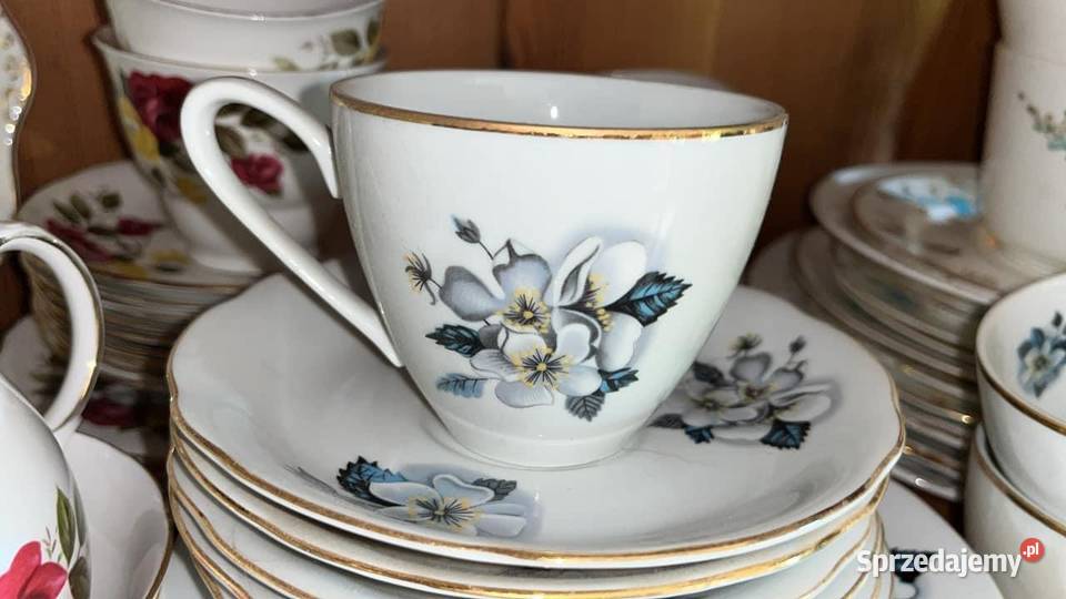 Filiżanka z talerzykiem Syg MZ Czechoslovakia Gdańsk