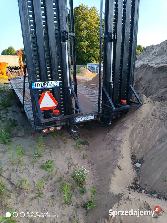 Przyczepa niskopodwoziowa Białe Błota
