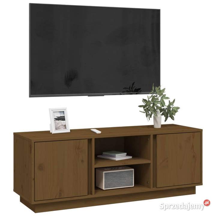 Szafka pod TV miodowy brąz 110x35x405 lite Warszawa