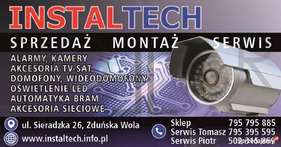 Monitoringsprzedaż montaż serwis bezpłatna Zduńska Wola