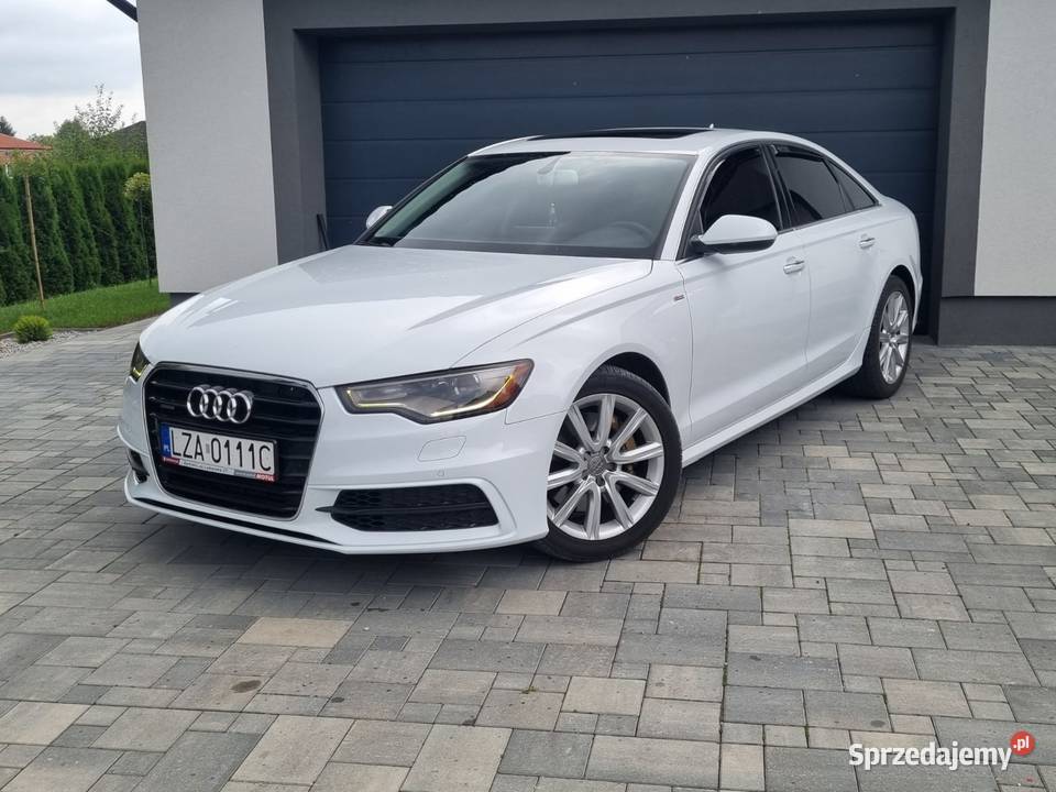 AUDI A6 C7 30 Tdi V6 QUATTRO STRONIC SLINE Biała A6 Zamość