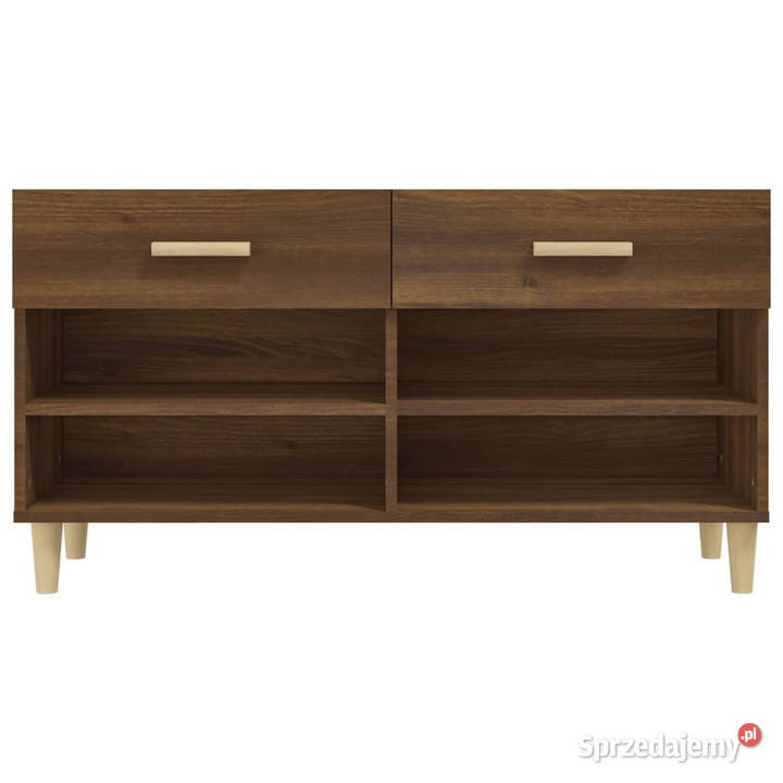 Szafka na buty brązowy dąb 102x35x55 WM817569 Warszawa