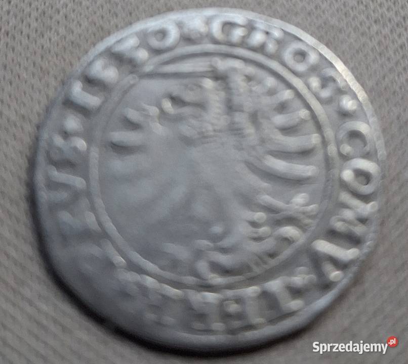 GROSZ TORUŃSKISREBRO1530 r ZYGMUNT STARY Legionowo