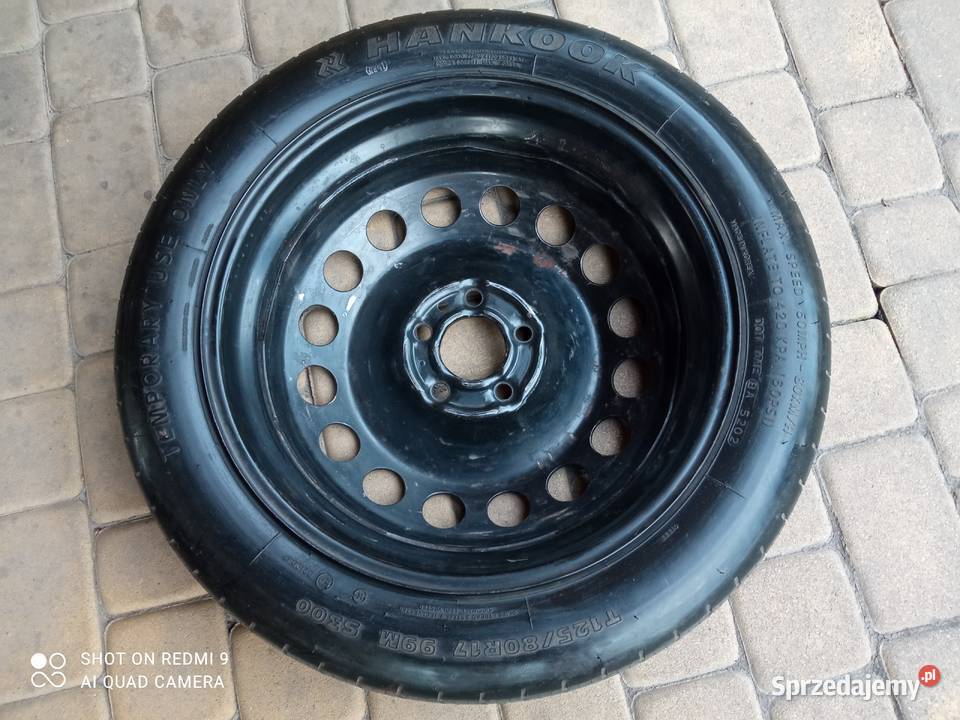 Koło dojazdowe Volvo S80 5x108 12580R17 podkarpackie Oleszyce