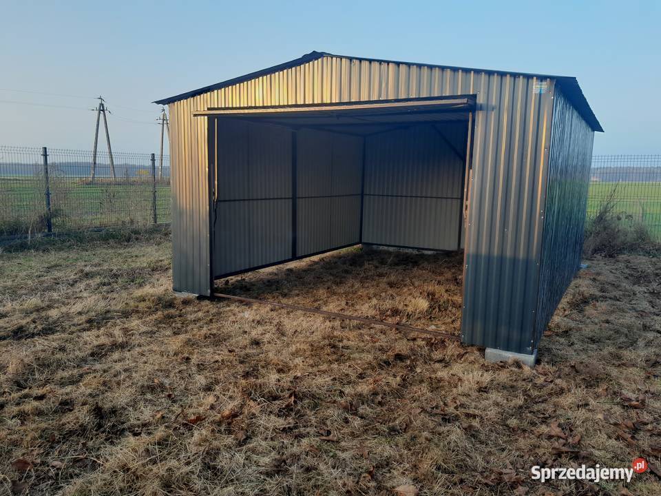 Garaż blaszany 4x5 kolor wielkopolskie Środa Wielkopolska