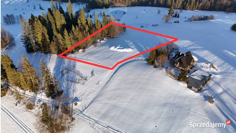Widok na Tatry działka z projektem budowlanym Gliczarów Dolny